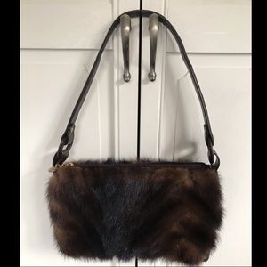 ✨Paola Del Lungo Genuine Mink Bag!👜